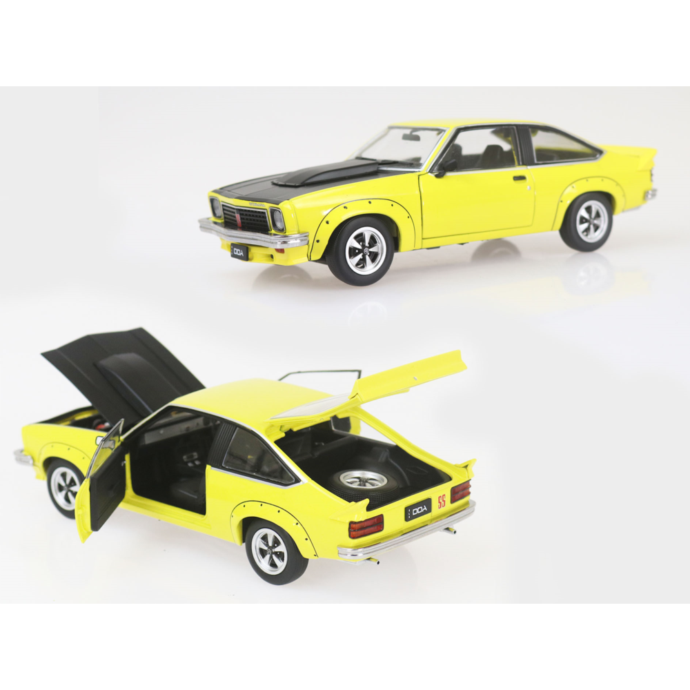 1:24 Scale Holden LX Torana A9X Hatchback Yellow 308 Factory Car DDA