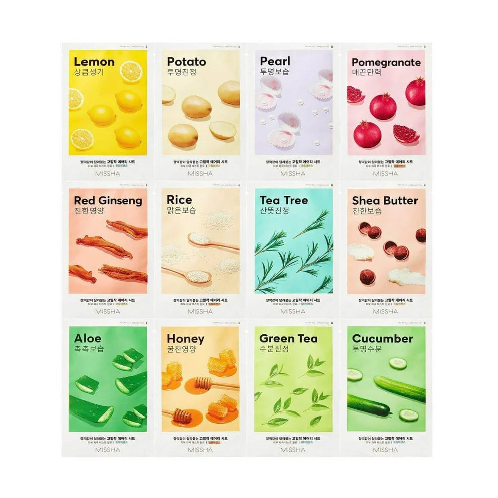 Missha  Airy Fit Sheet Mask 10pcs