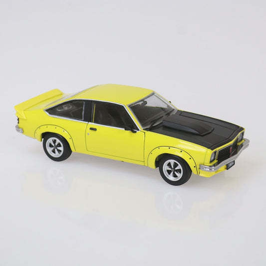 1:24 Scale Holden LX Torana A9X Hatchback Yellow 308 Factory Car DDA
