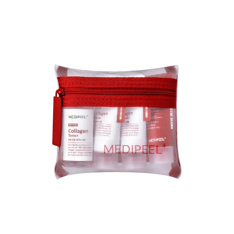 MEDI-PEEL  Red Lacto Collagen Skin Care Trial Kit 30Ml/15Ml/15Ml/15Ml