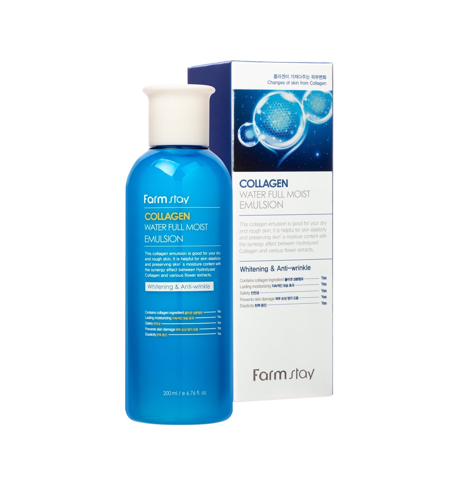 Farmstay  Collagen Water Full Moist Emulsion 200ml